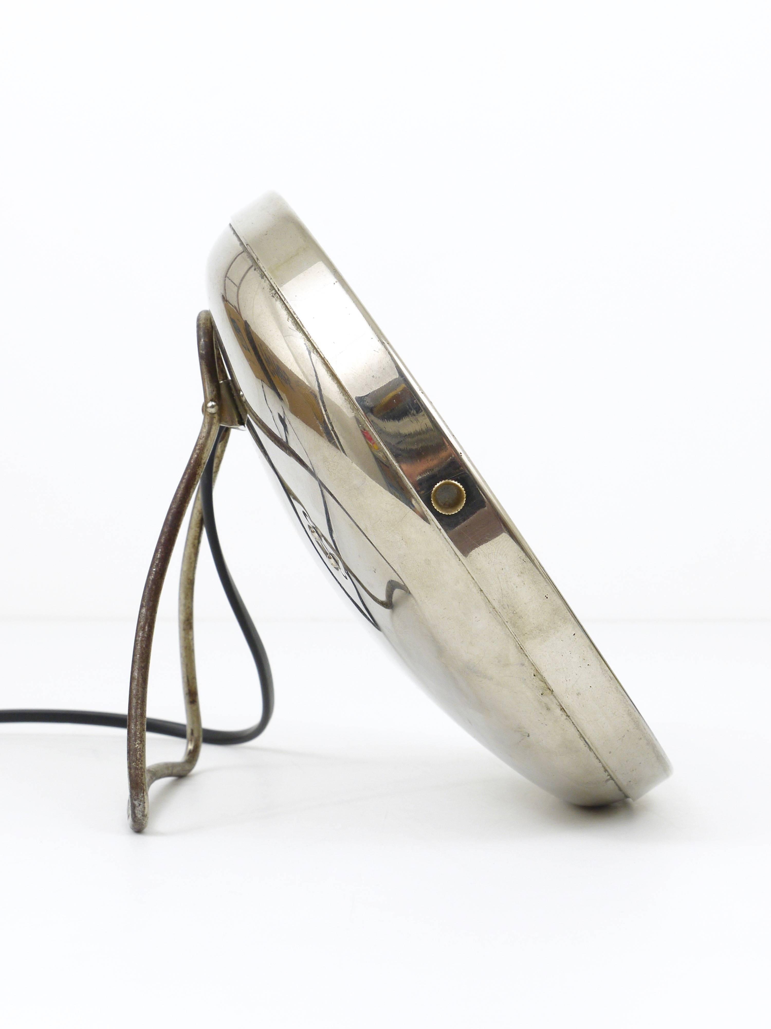 Illuminated Shaving or Vanity Mirror by Marcel Breuer, Bauhaus for Zeiss Ikon 4