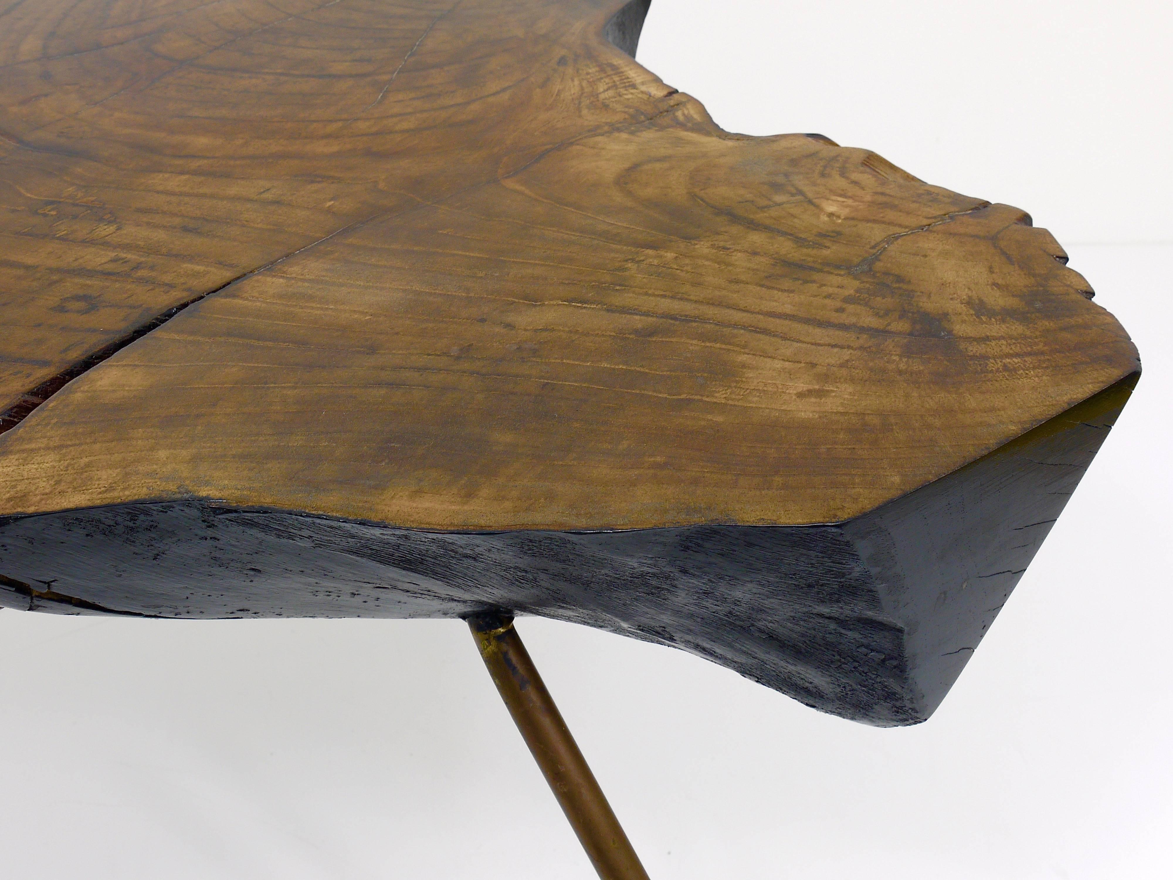 Mid-Century Modern Carl Auböck Tree Trunk Table, Austria, 1950s