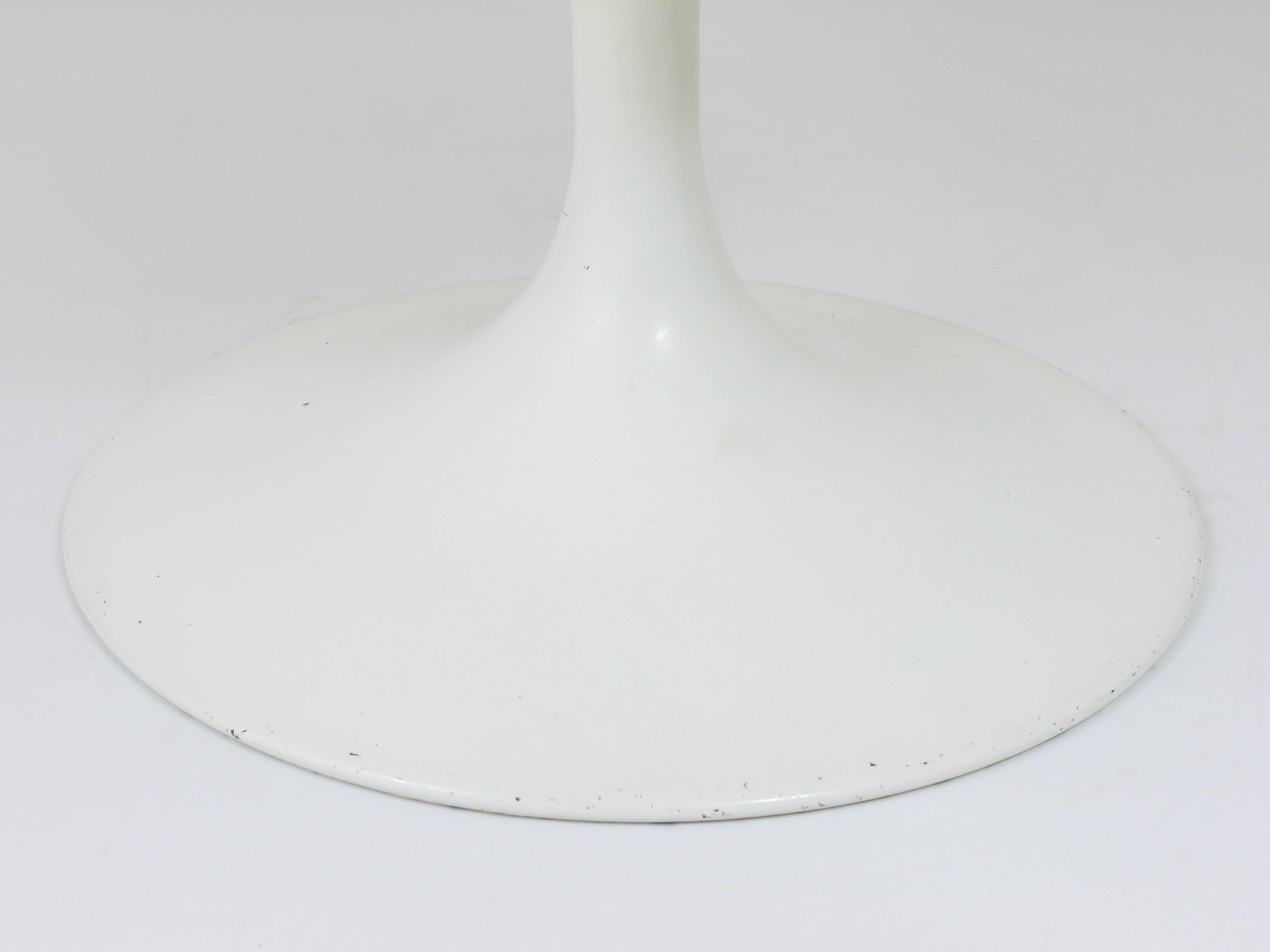 Borje Johanson Orange Tulip Base Stool, 1960s, Sweden 1