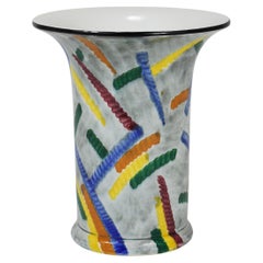Eva Zeisel Vase en poterie Bauhaus Art Déco, SMF Schramberg, Allemagne années 1920
