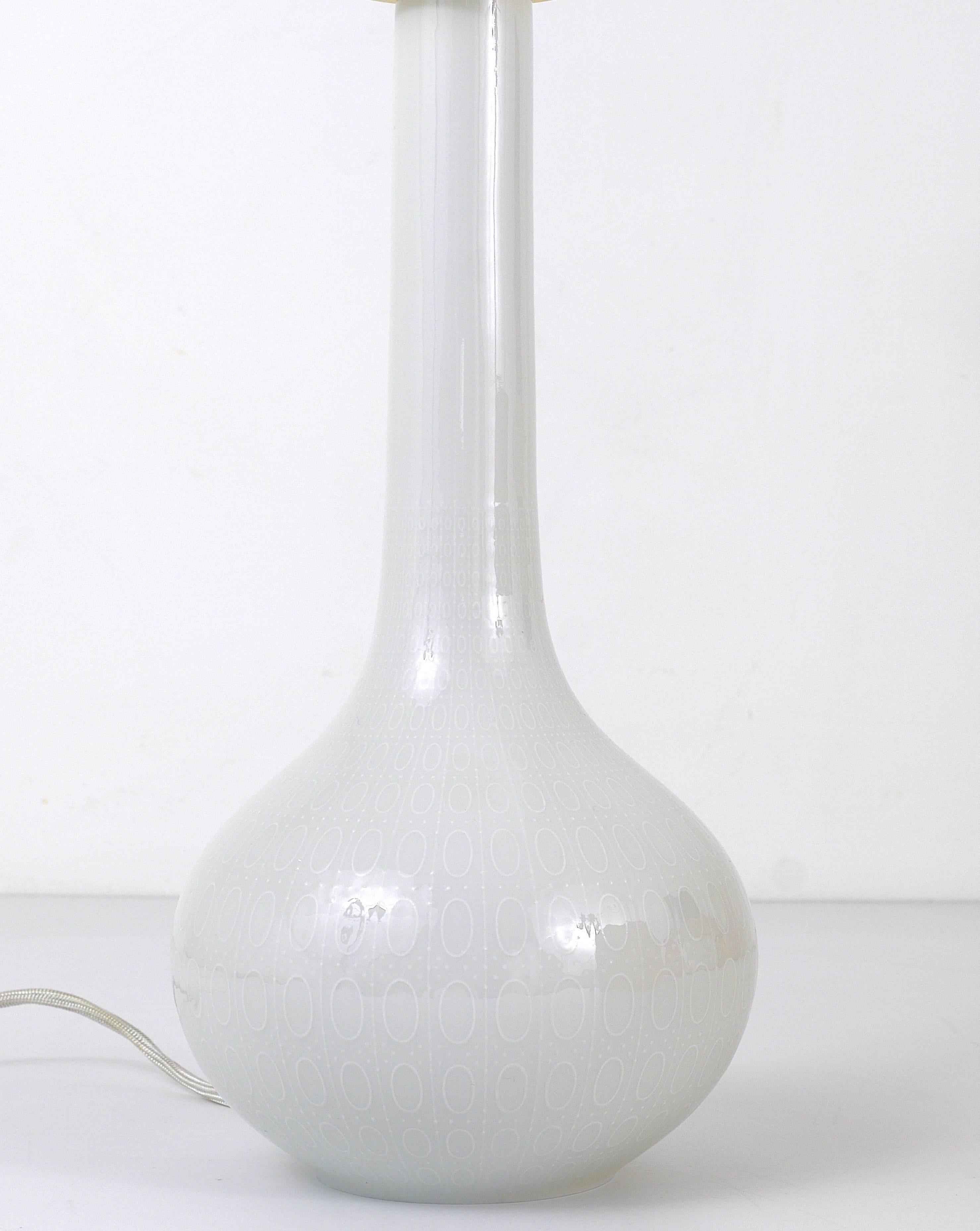 Pair of Mid-Century Porcelain Side Lamps by Rosenthal, Germany, 1960s 4