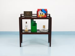 Hagenauer Jirasek Unique Side Table, Book Shelf, Shelving Unit, Vienna, 1940s