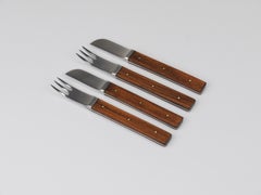 Oswald Haerdtl Amboss, 12 piezas. Cubiertos para el desayuno, juego de cubiertos, Austria, 1958
