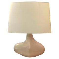 Rare porcelain lamp by ceramicist and sculptor Tim Orr, dating from the 1970s.