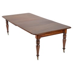 Mesa de comedor extensible de 8 pies de caoba de principios del siglo XIX c1830 (Georgiana)