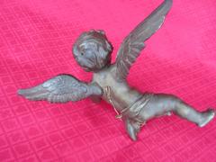 19th Century Bronze Angel Scultpure