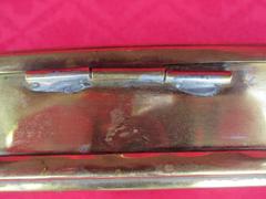 Brass Oblong Dutch Tobacco Box, 19th Century