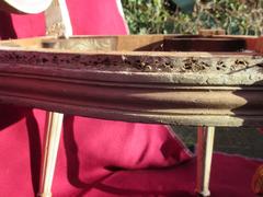 Set of Six Well-Provenance Louis XVI White Lacqueŕ Painted Boudoir Chairs