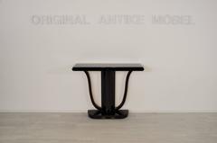 High Gloss Black Art Deco Console from France