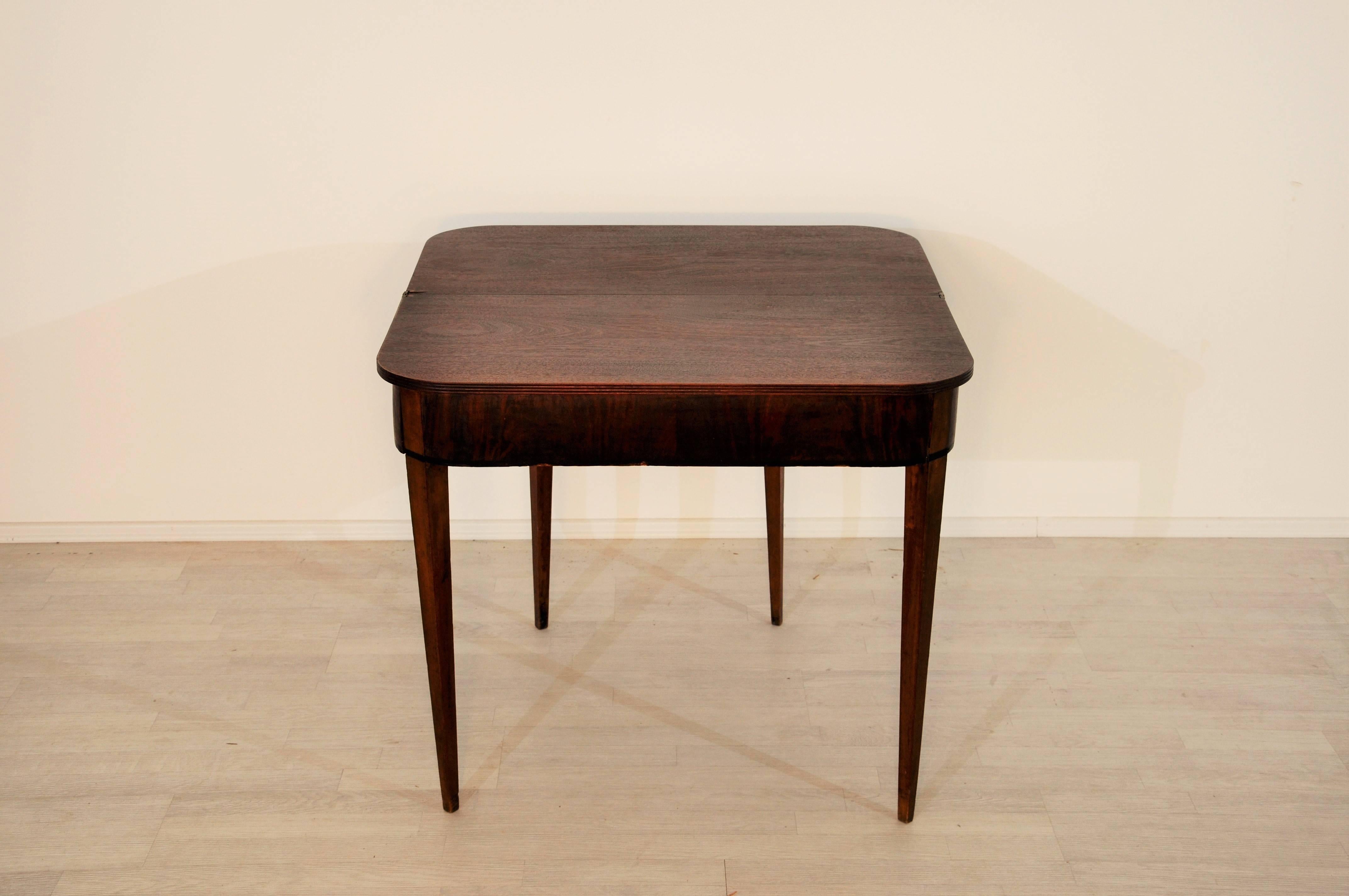 French Hinged Art Deco Game Table and Console