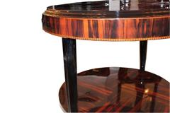 Macassar Sidetable with Fluted Legs