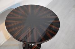 Pair of Art Deco Side Tables with Wonderful Macassar Wood