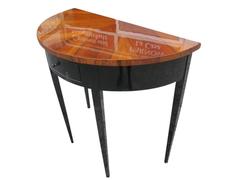 Black High Gloss Biedermeier Console