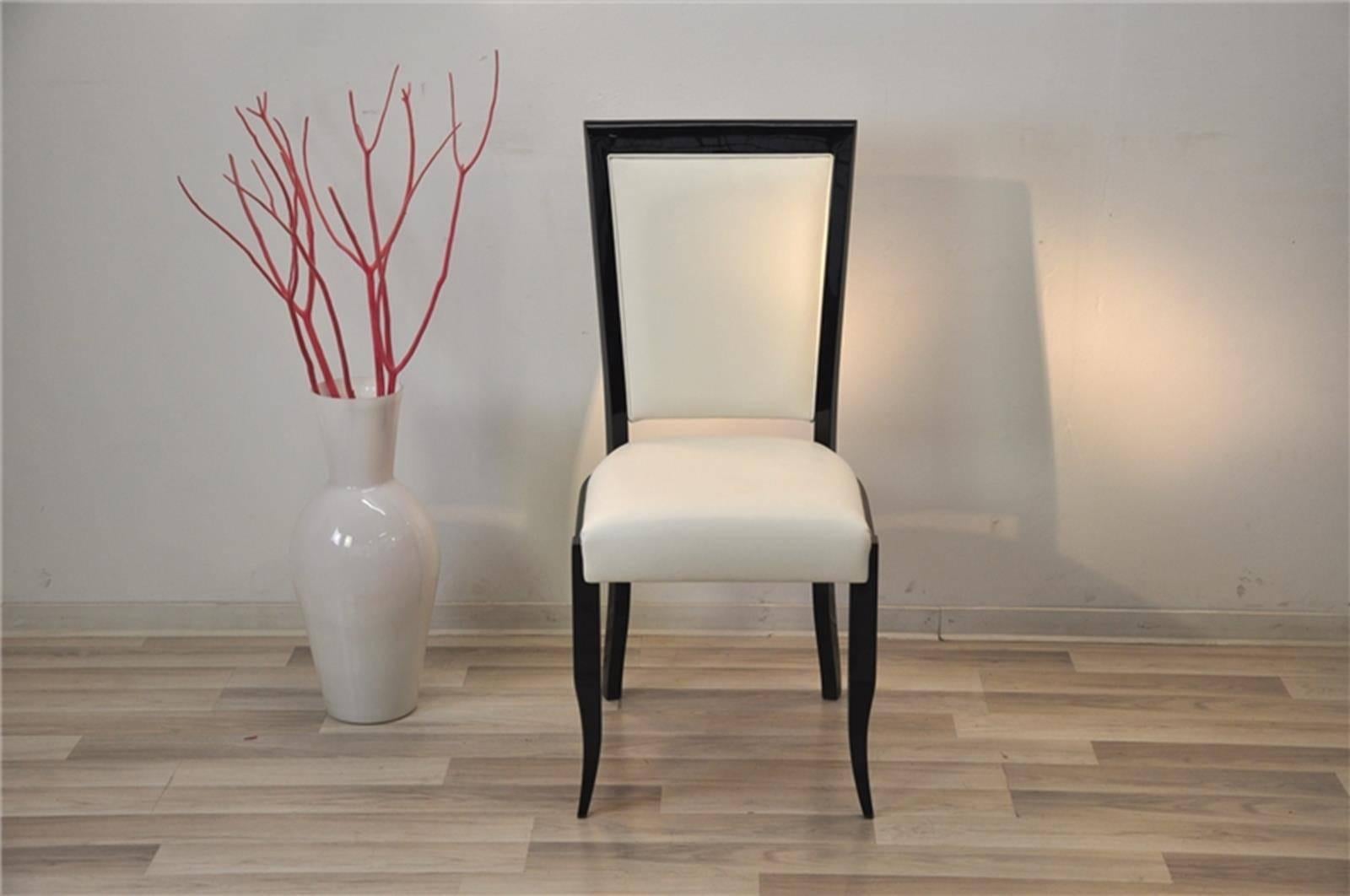 Hand-Crafted Art Deco Style Chairs