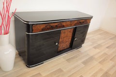 Original Art Deco Sideboard with Walnut Details