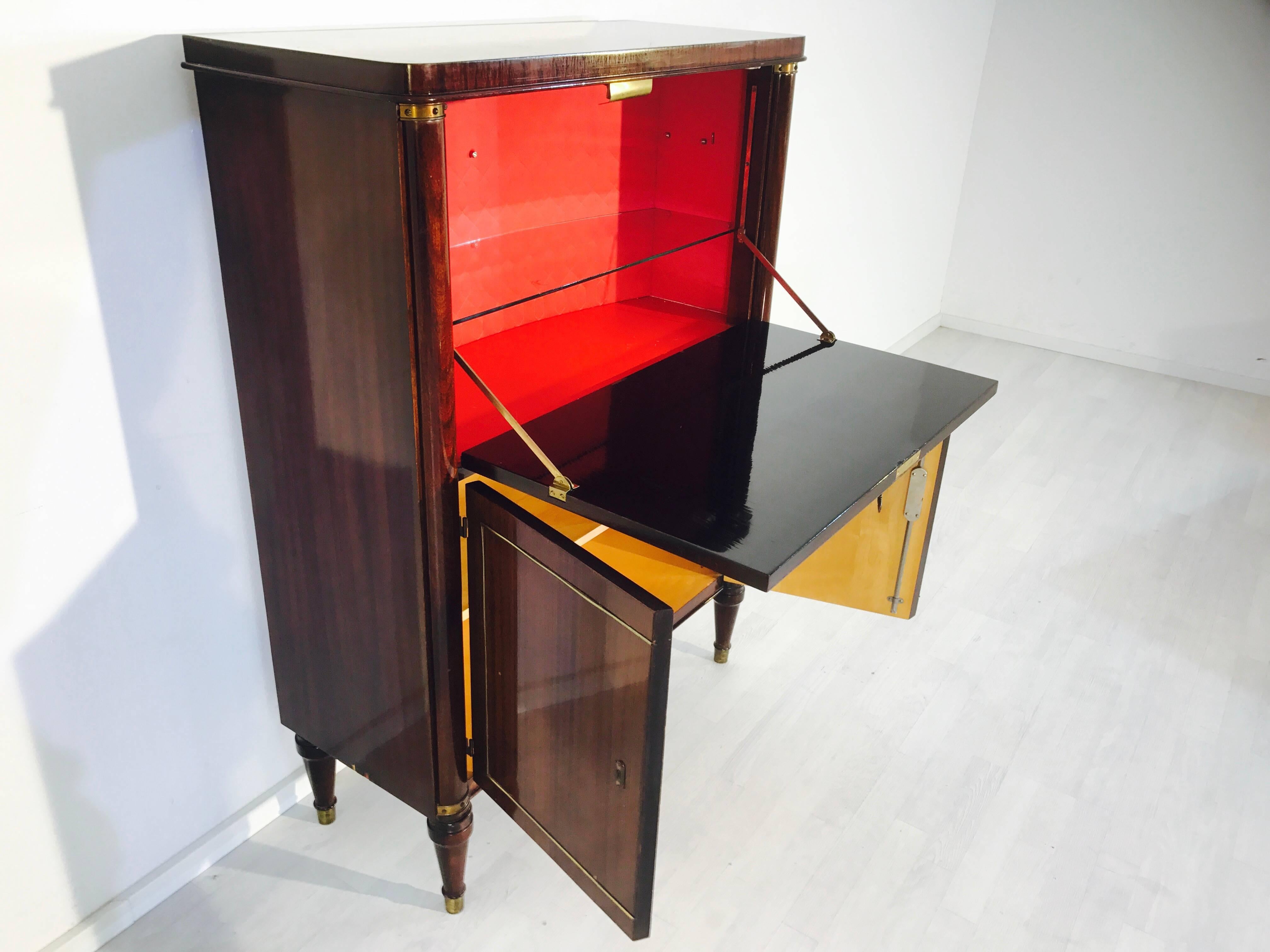 Early 20th Century Bar Cabinet from the Art Deco Era