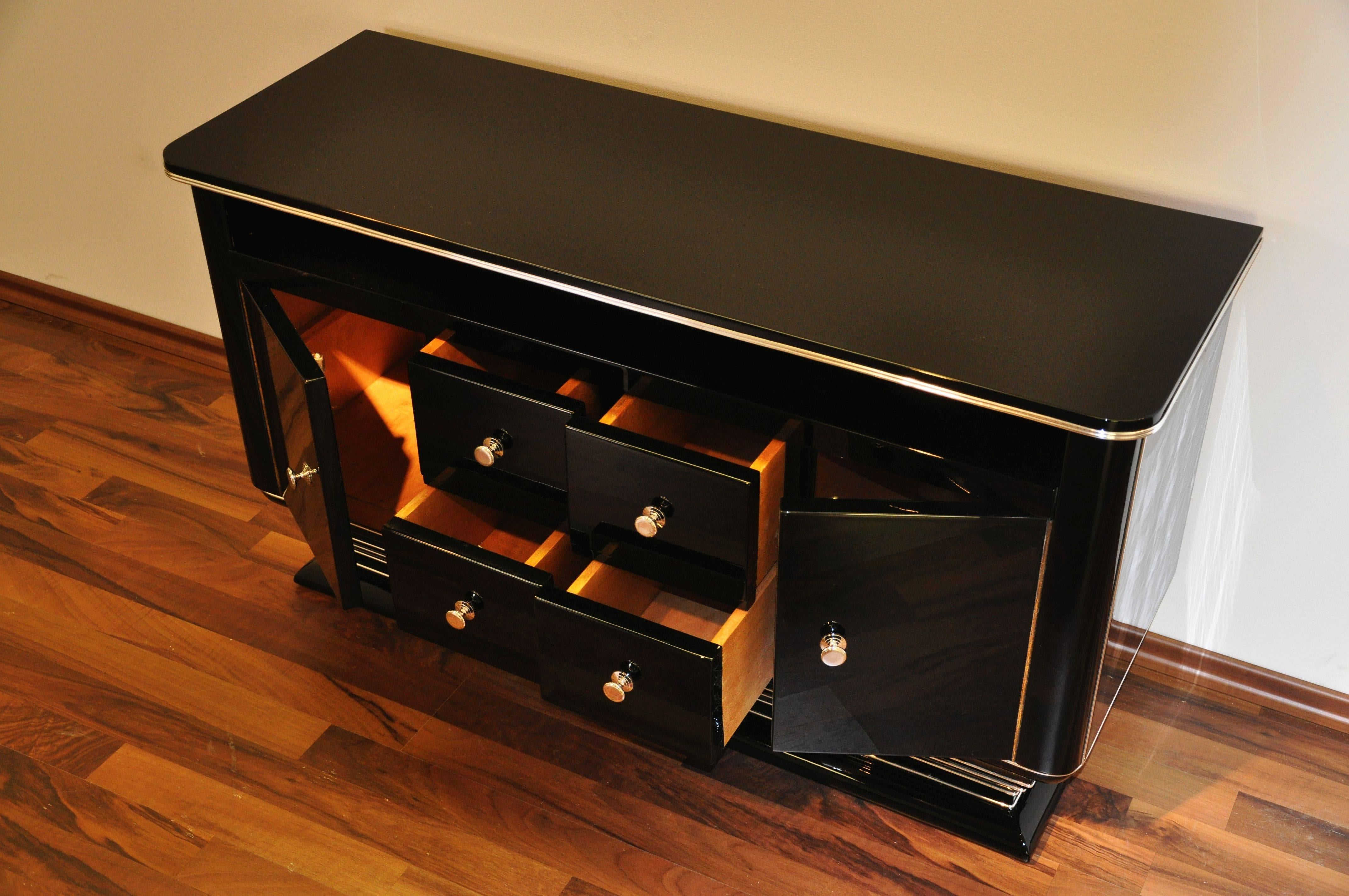 Black Art Deco Commode 3