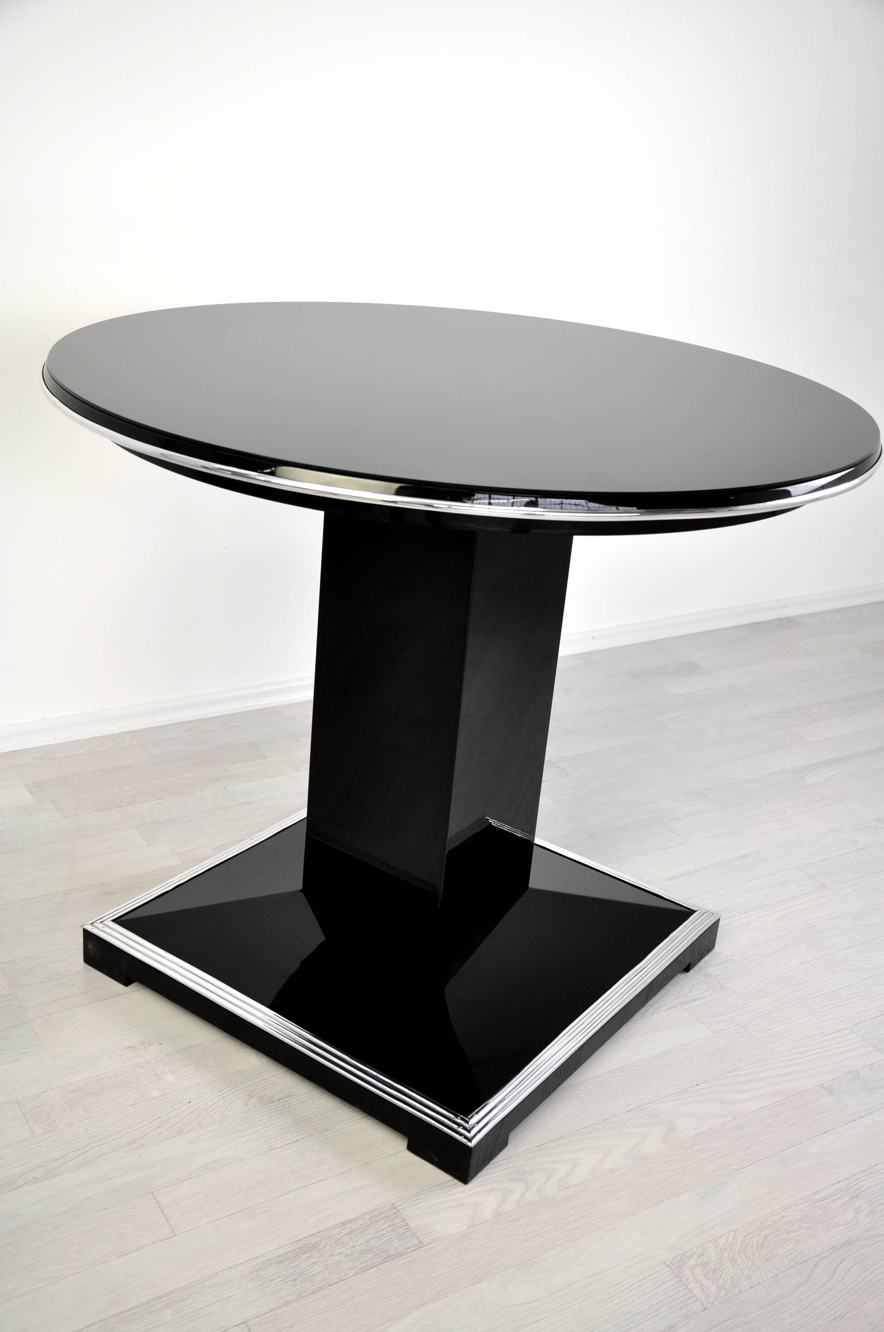 Polished French Lounge Table from the Art Deco