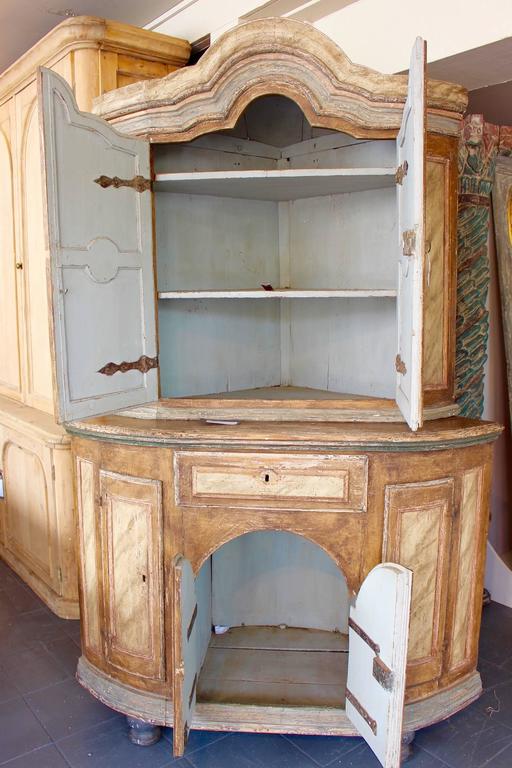 Holz Eckschrank