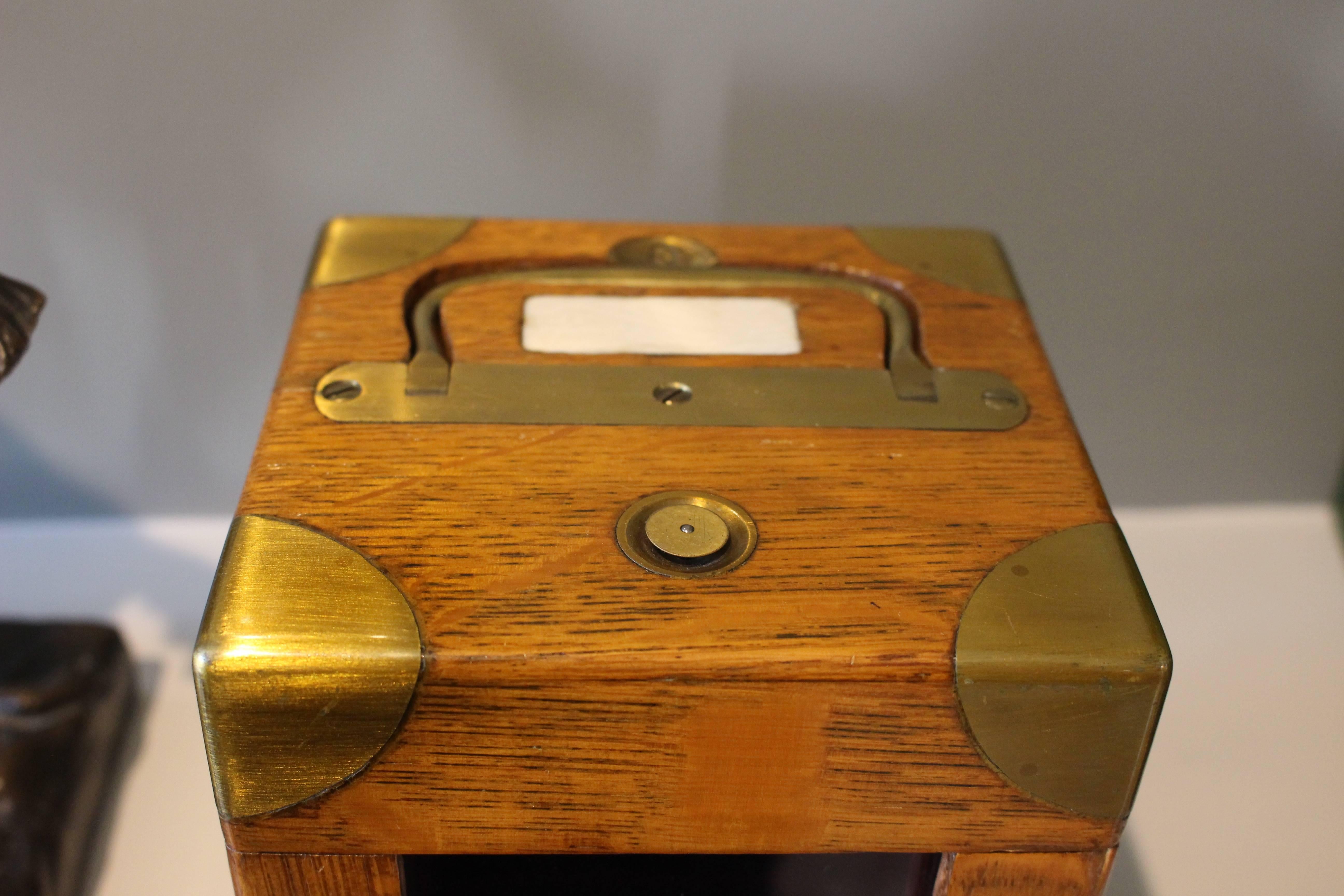 French Brass-Cased Carriage Clock by Charles Frodsham & Co Ltd, Late 19th Century