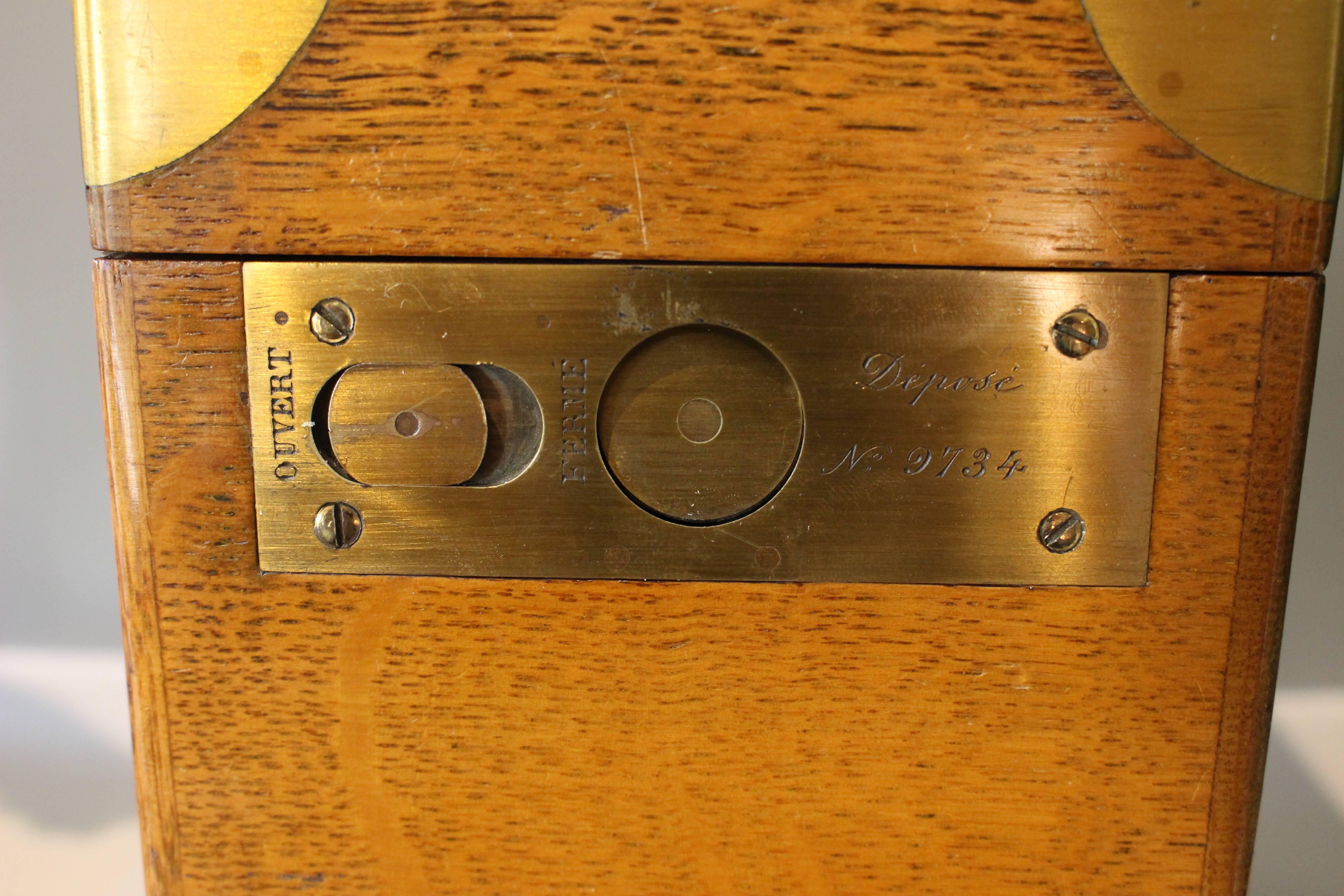 Brass-Cased Carriage Clock by Charles Frodsham & Co Ltd, Late 19th Century In Good Condition In Petworth, West Sussex