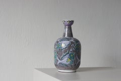 Vase en céramique de Laholm, en Suède, années 1960