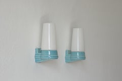 Ceramic Wall Sconces by Sigvard Bernadotte for Ifö, Sweden, 1960s, Set of 2