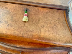 Fine French Louis XV Style Fall Front Secretary Desk with Queen Anne Legs