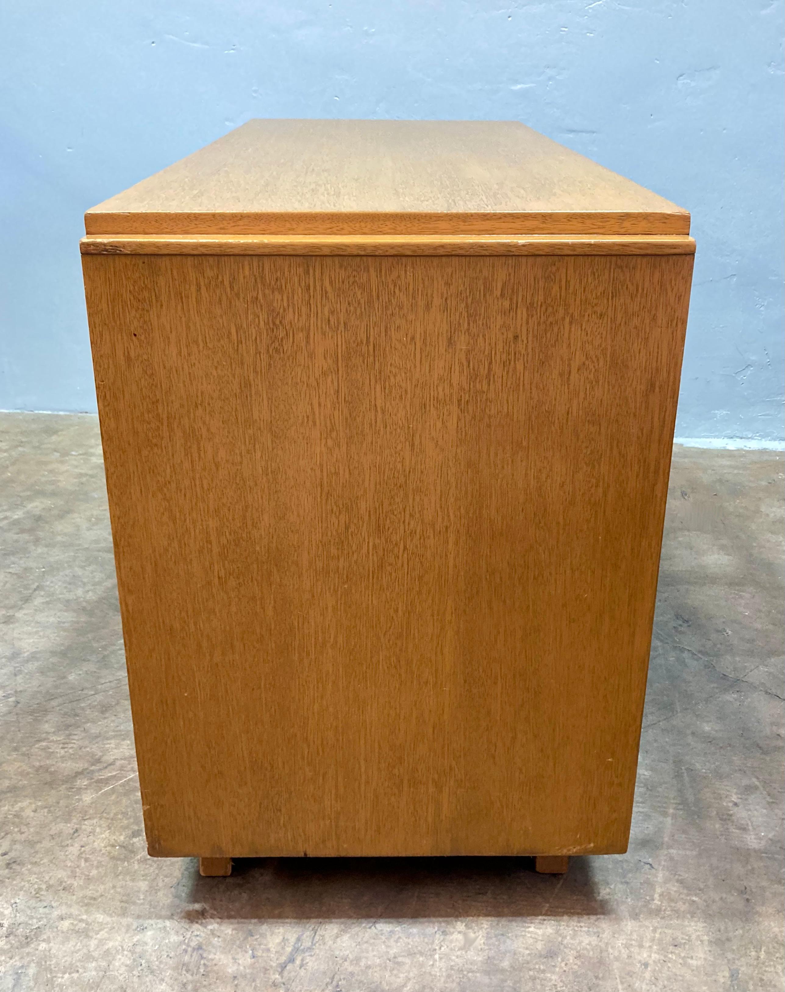 Small Mid-Century Wood Desk For Sale 4