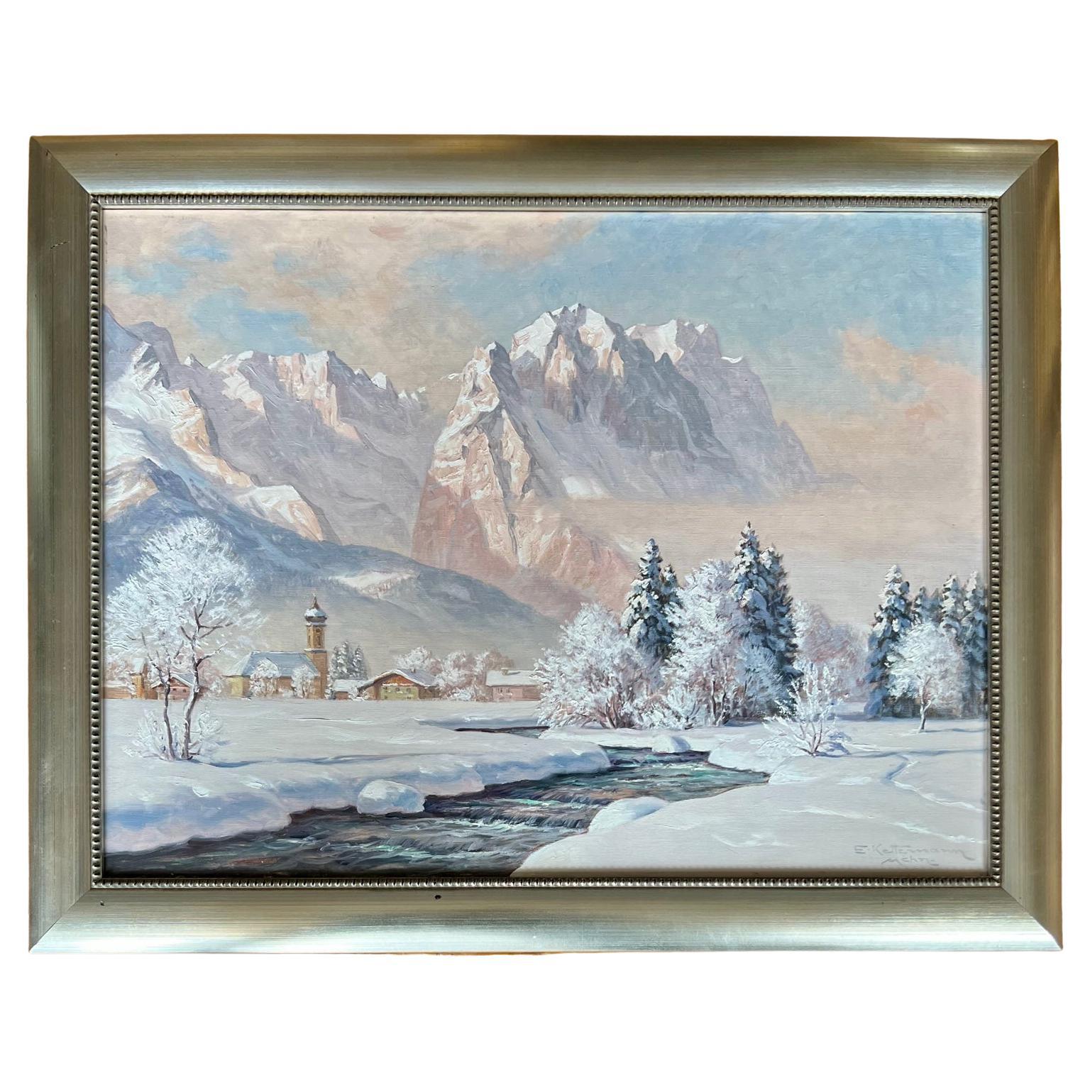 "Fresh Snow in Bavaria" by Erwin Kettemann For Sale