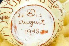 Glazed Terra Cotta Pitcher, Josep Llorens Artigas