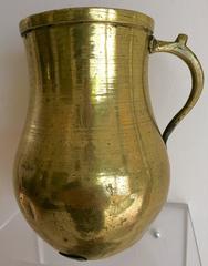 Early Continental Brass Tankard with Character