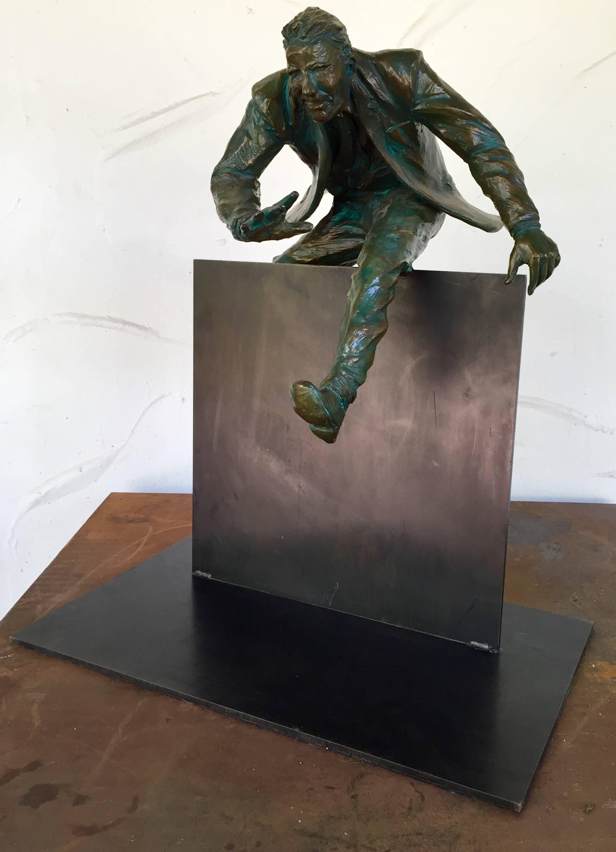 Signed and numbered. 

Jim Rennert was born in 1958 and grew up in Las Vegas, Nevada and Salt Lake City, Utah. After 10 years of working in business Jim started sculpting in 1990. He had his first bronze sculptures cast by a foundry in Lehi, Utah