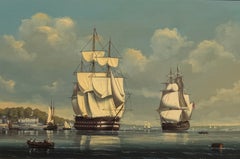 "The Safe Harbor", dipinto a olio di Salvatore Colacicco