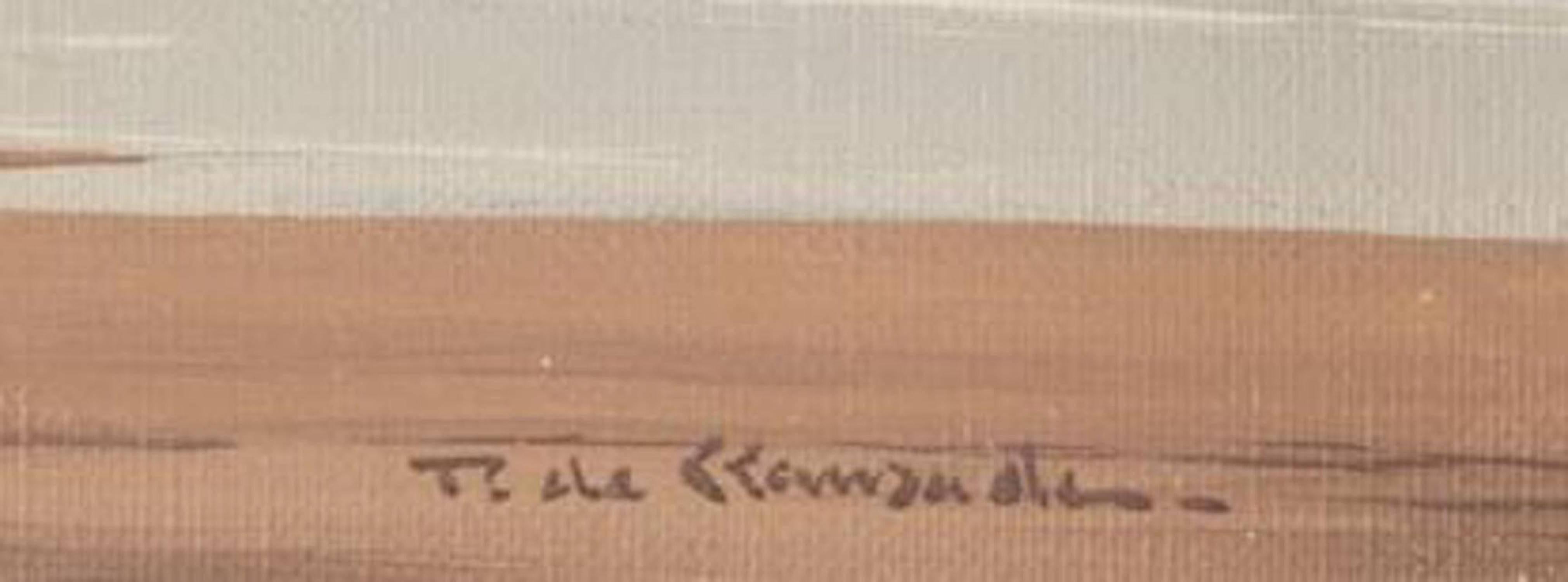 Signed lower right.

Pierre de Clausade was born in Paris on the 15th April 1910. Although he did not begin to paint for exhibition until he was 31, the desire to express himself through painting had occurred to him many years before. Clausade