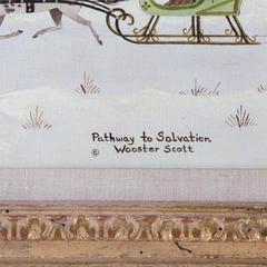 "The Village Church" Original Oil Painting by Jane Wooster Scott