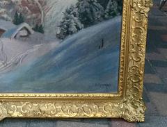 "Coucher de soleil sur le Tyrol" par Alois Arnegger