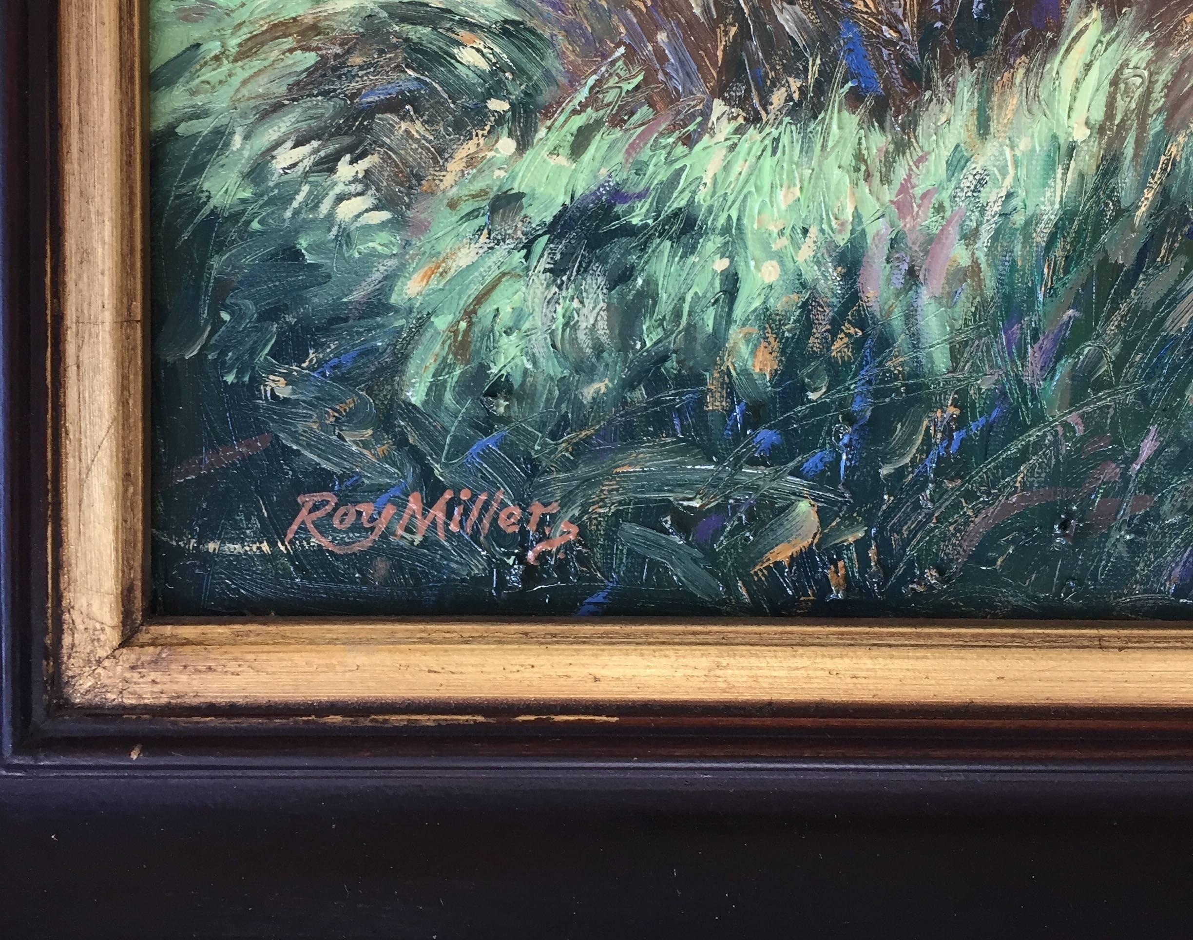 Signed lower left and inscribed verso. Oil on canvas.

As a member of the Society of Equestrian Artists (SEA) and the American Academy of Equine Art, Roy is an artist of international repute.

Roy began work as a professional artist at the age