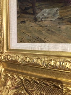 "The Suitor" Painting by Edward Antoon Portielje