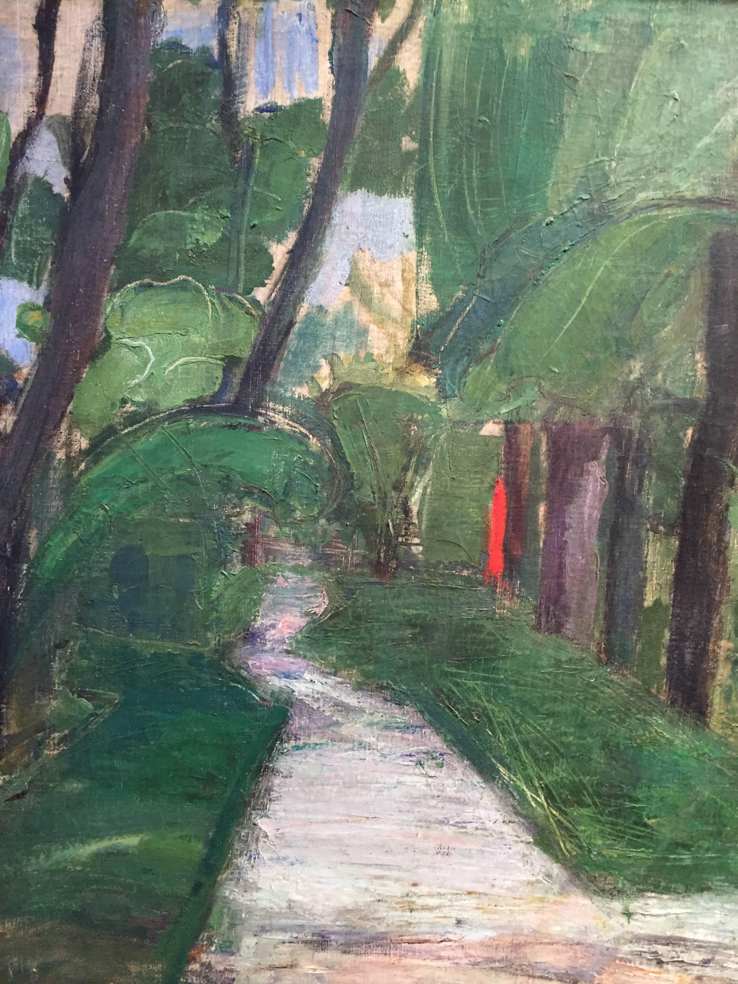 Expressionist 1930s Modernist Landscape Painting