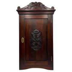 c.1900 Handcrafted Nature Pine Wall Cabinet, Magnus Dagestad (1865-1957), Norway