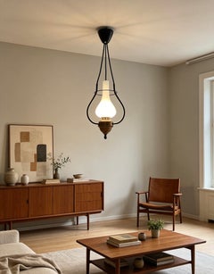 1950/60s RA-GLA Pendant Lampe, Scandinavian Design Light, Norway