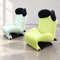 Sessel oder Chaise Longue Wink von Cassina, Design Toshiyuki Kita, Italien, 1980er Jahre