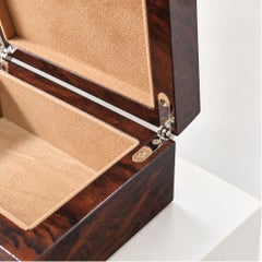 Coffret décoratif de luxe en bois Bentley « 21st Century » avec le logo « B » ailé