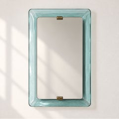 1950s Italian Curved Glass Mirror by Max Ingrand for Fontana Arte