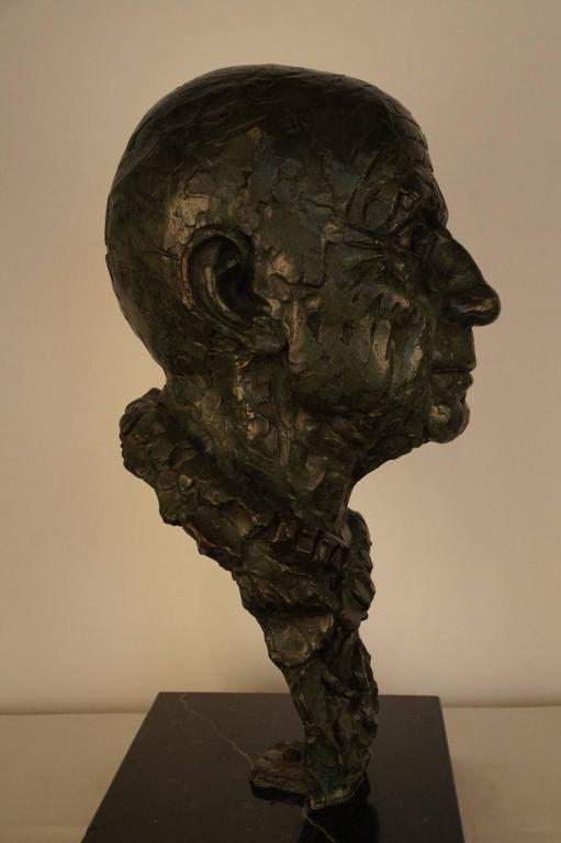 Bronze Statue, Depicting Picasso, 1975 For Sale at 1stDibs