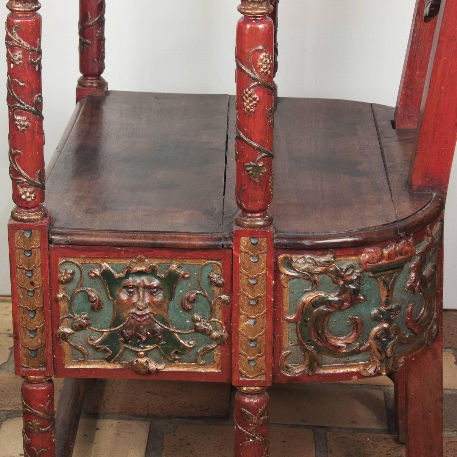 18th Century and Earlier 17th Century French Wooden Chair, Renaissance