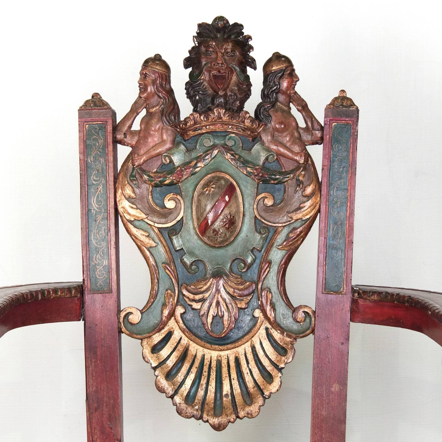 17th Century French Wooden Chair, Renaissance 1