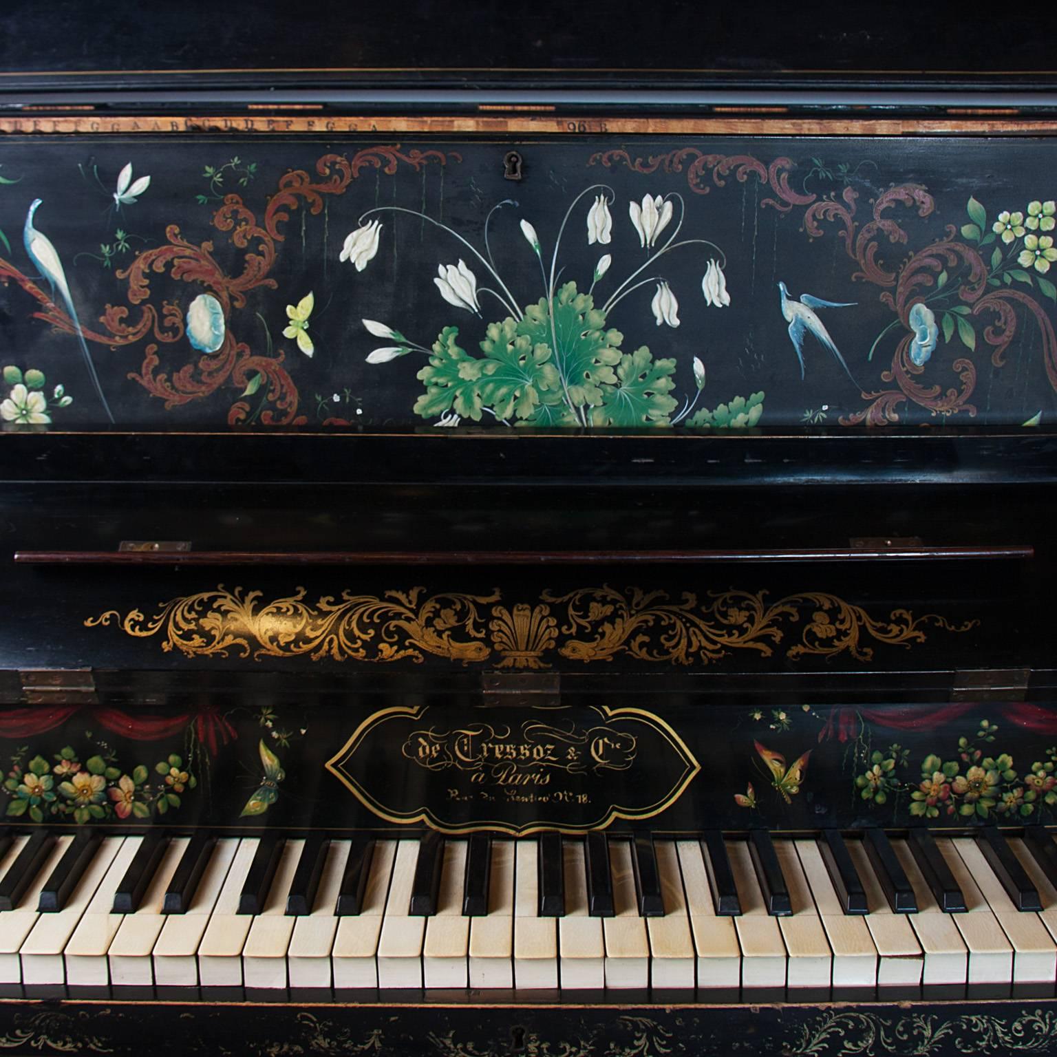 Wood 19th Century Painted Piano