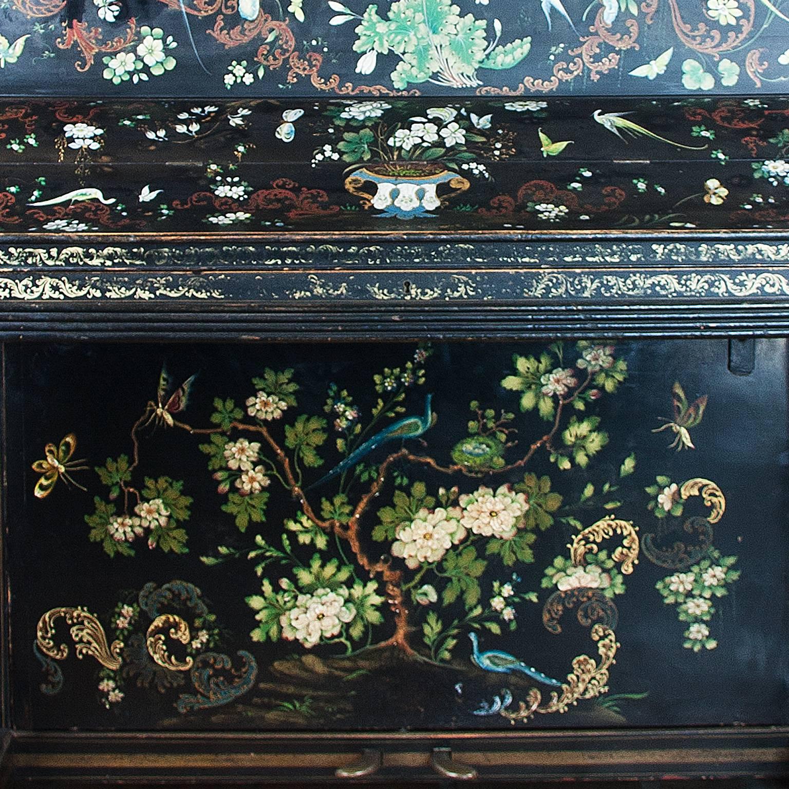 19th Century Painted Piano 2